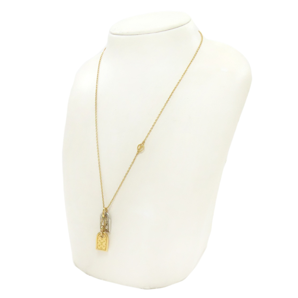 LOUIS VUITTON Gold Necklace - Picture 5 of 8